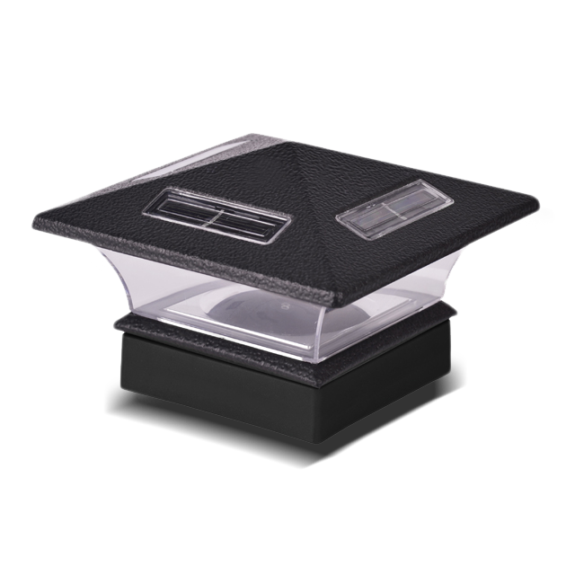 2211-F26 BL 목재 방수 울타리 포스트 캡 라이트